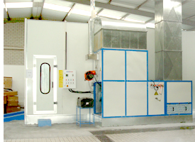 economic spray booth