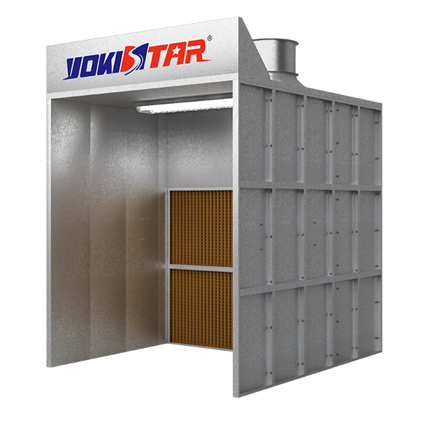 open front paint booth