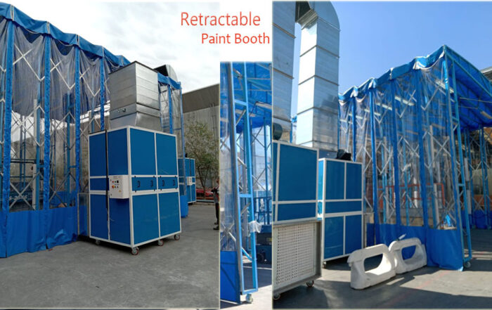 Retractable Paint Booth